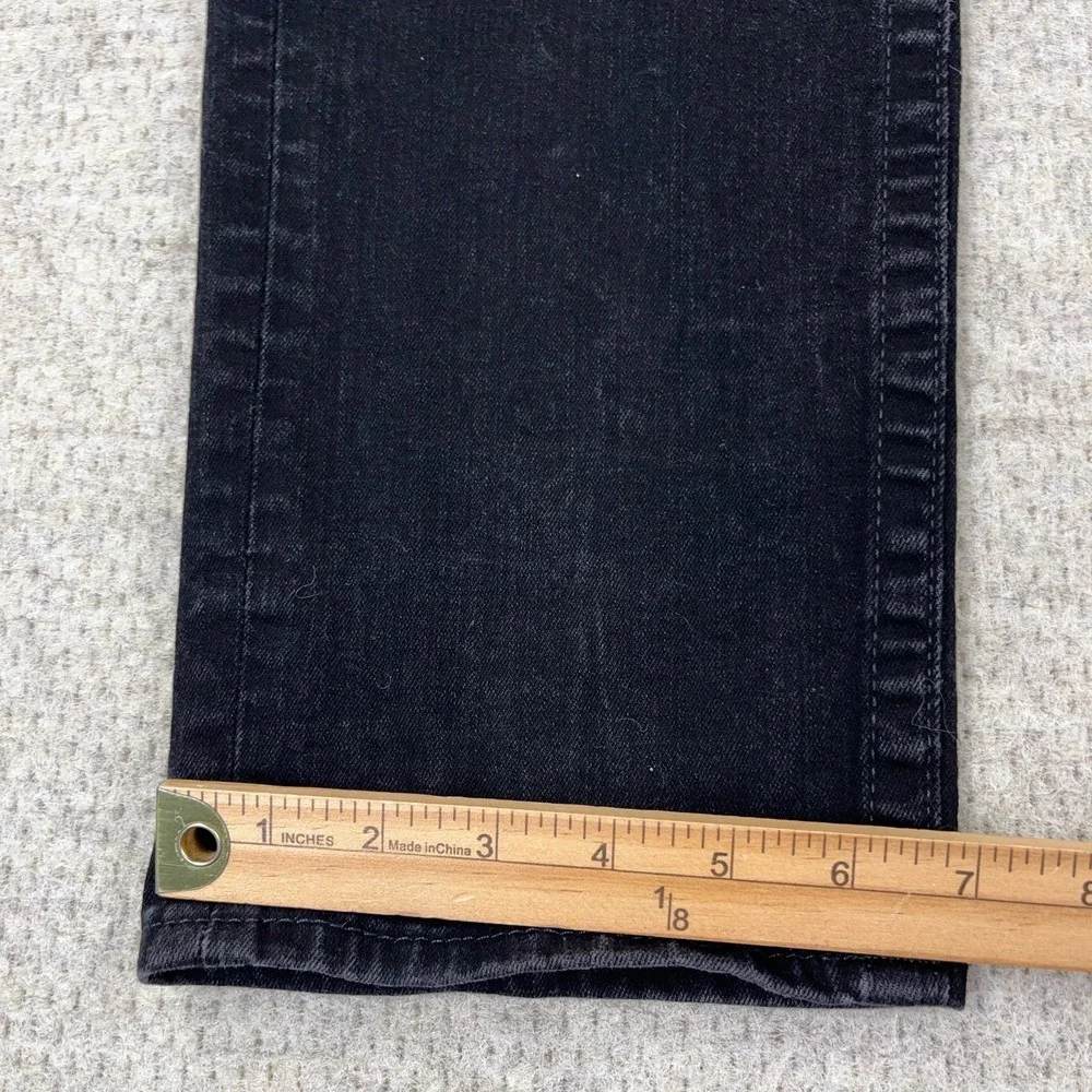 True Religion Jeans Men 34X32 Black Denim Geno Relaxed Slim Fit Black Wash Adult